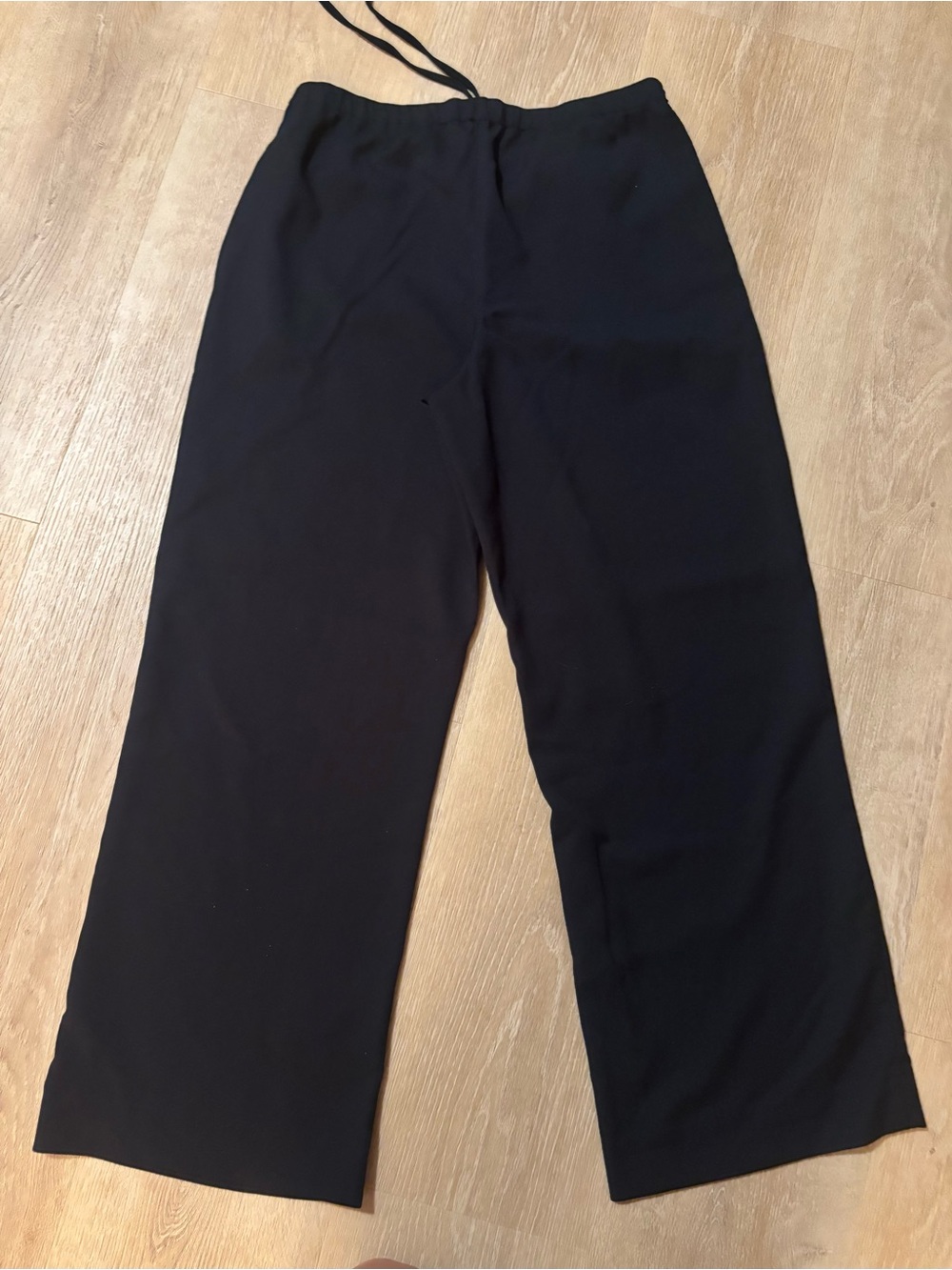 Abercrombie & Fitch Black Wide-Leg Drawstring - Picture 2 of 4